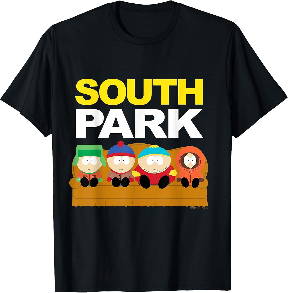South Park - Logo Couch T-Shirt, Men, Black, Small