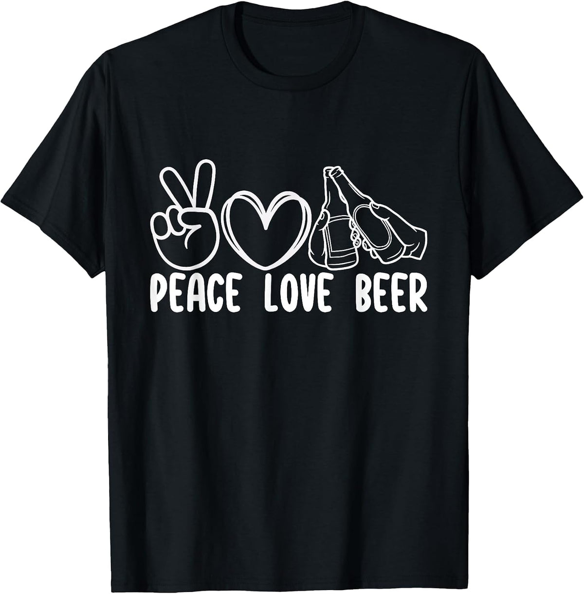 Peace Love Beer T-Shirt