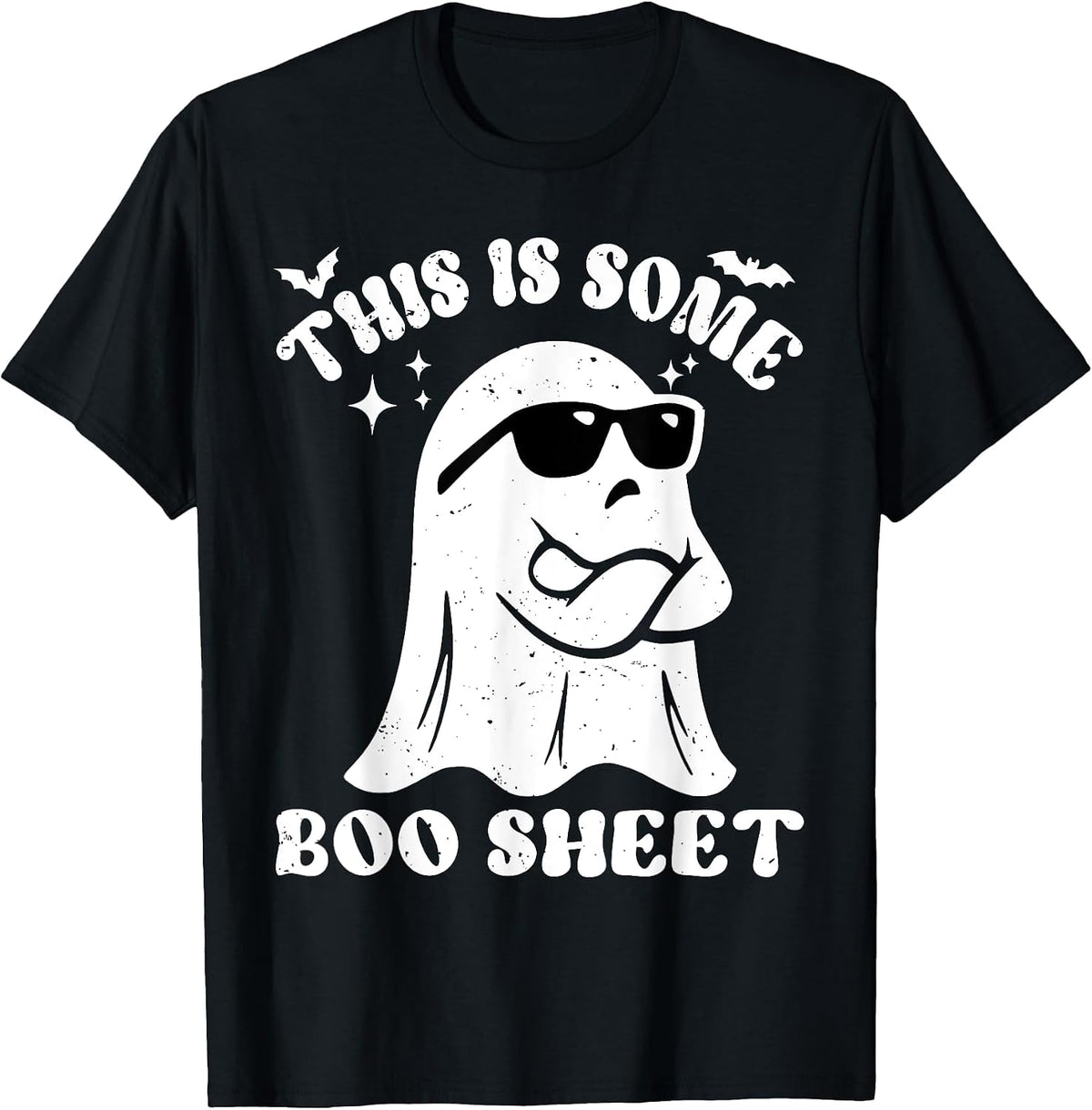 Funny Halloween Boo Ghost Sunglasses This is Some Boo Sheet T-Shirt