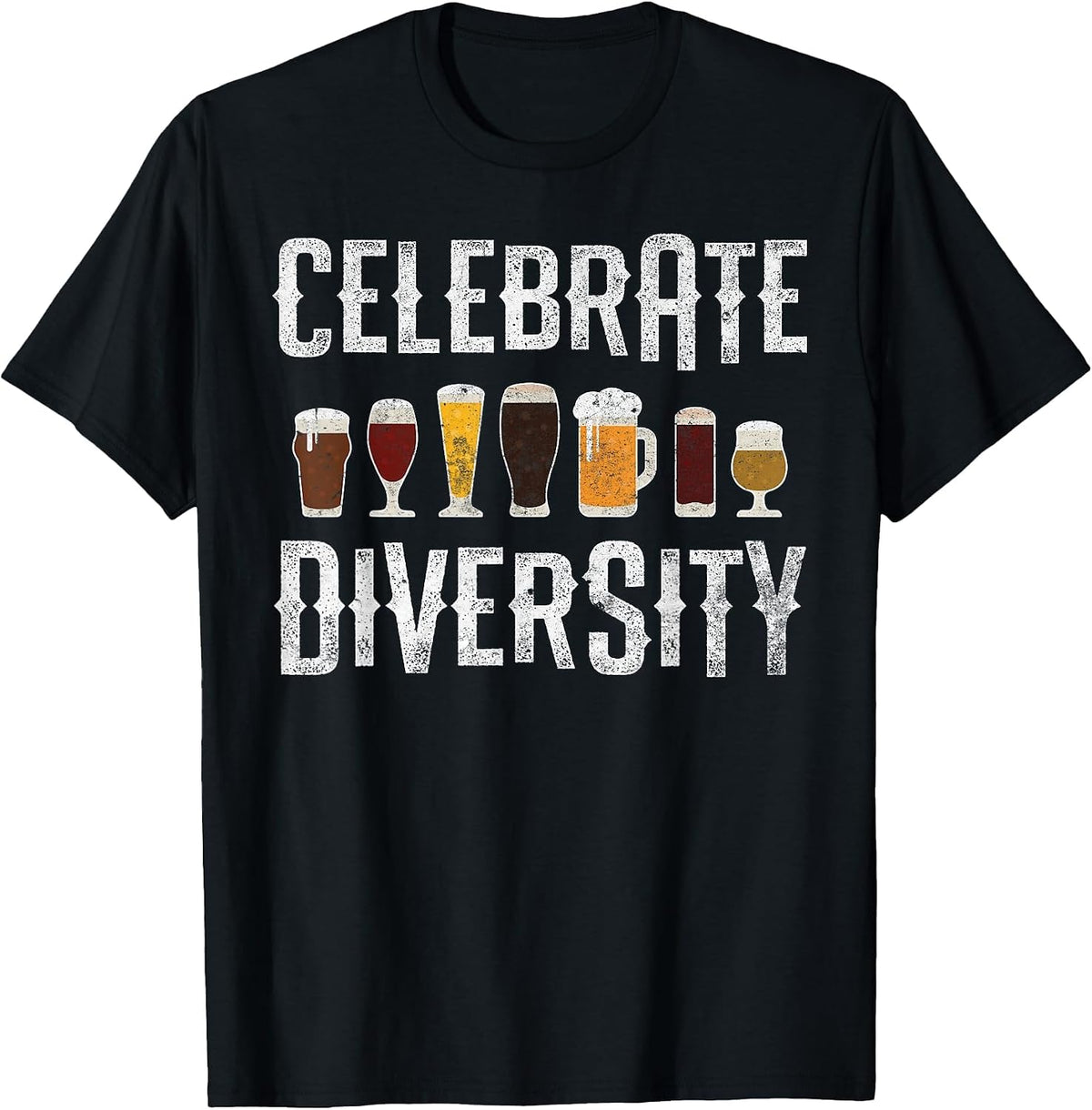 Craft Beer Drinking Celebrate Diversity Beer Lover Microbrew T-Shirt