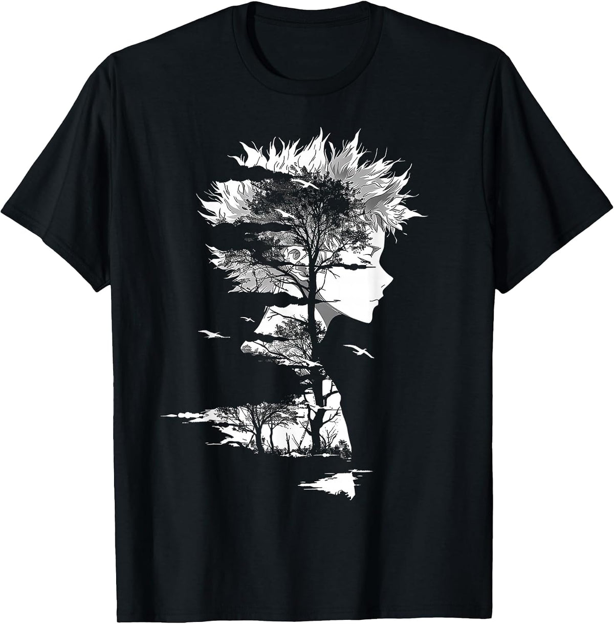 Anime Manga Motif Illustration Anime T-Shirt
