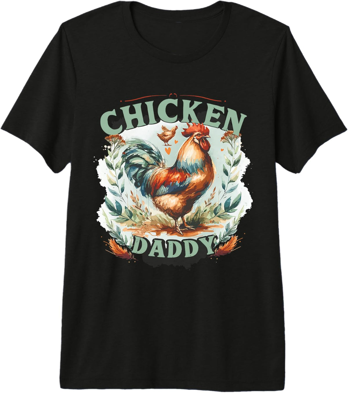 Chicken Daddy Father's Day Chicken Lover Premium Tri-blend T-Shirt