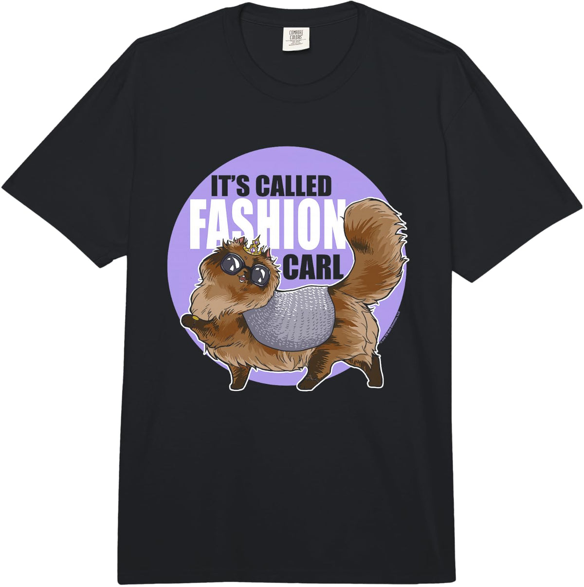 DCC It's Called Fashion Carl Princess Donut Book Series Comfort Colors Adult Heavyweight T-Shirt
