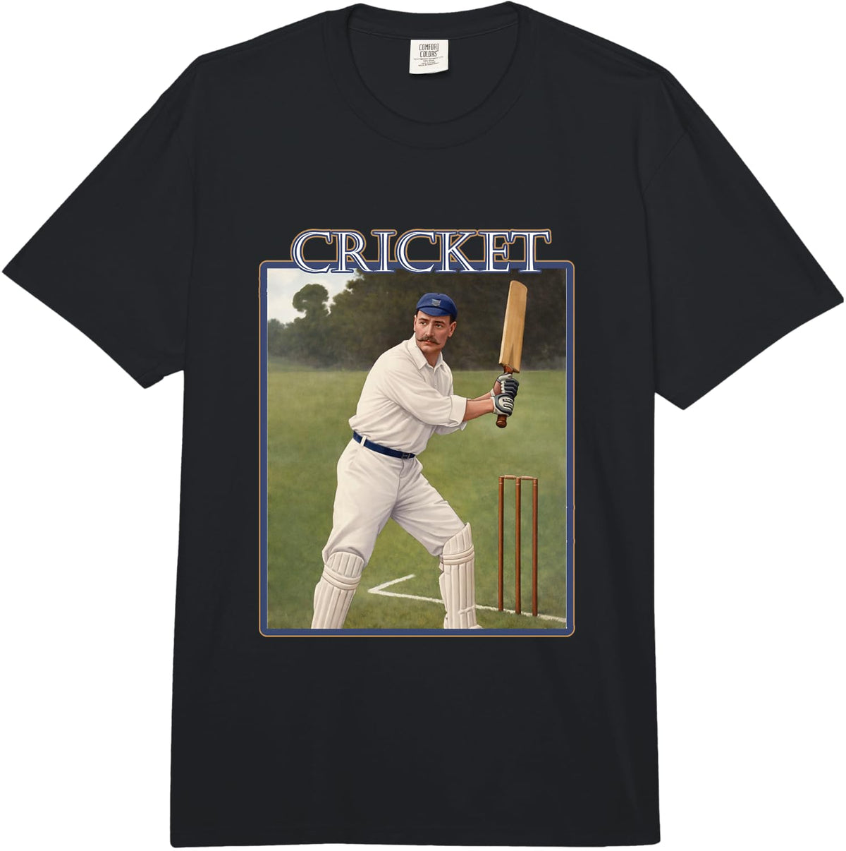 Cricket Sport Game Comfort Colors Adult Heavyweight T-Shirt