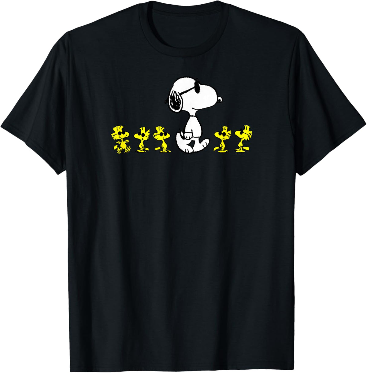 Peanuts Snoopy and Woodstock Cool Crew T-Shirts for Men and Women Graphic Tees
