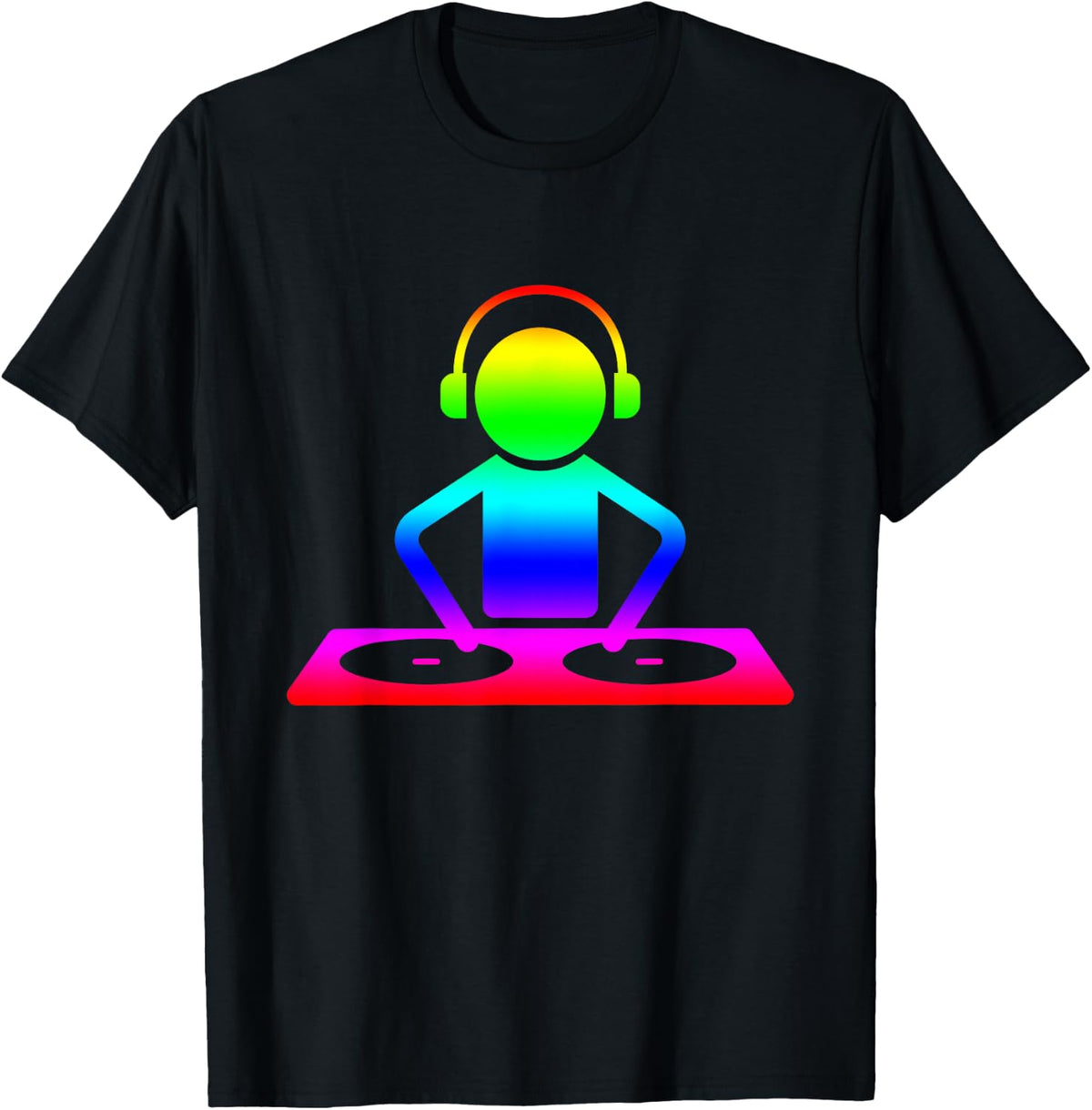 Gay Turntable DJ Music Producer LGBT Techno EDM Beatmaker T-Shirt