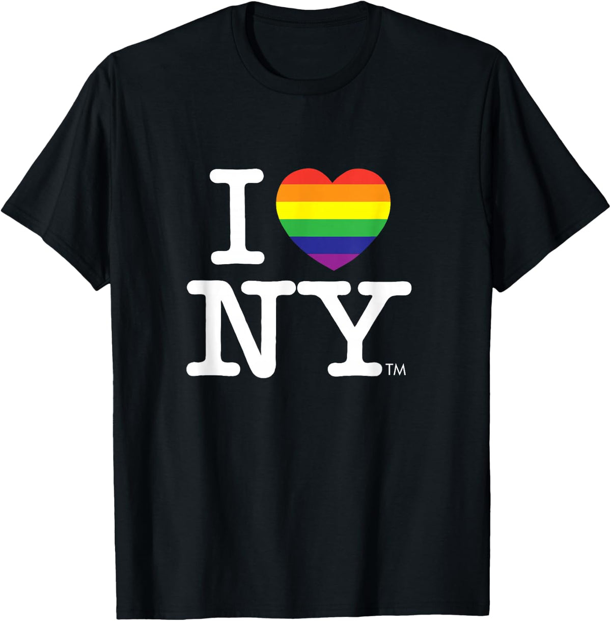 I Love NY Rainbow Pride Logo T-Shirt