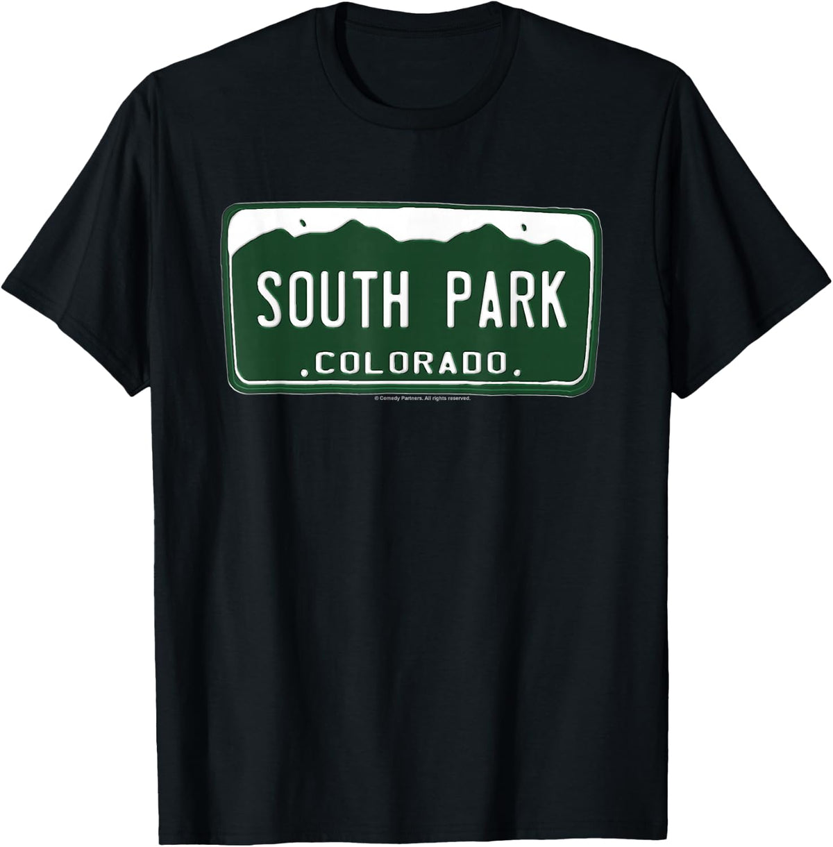 South Park License Plate T-Shirt