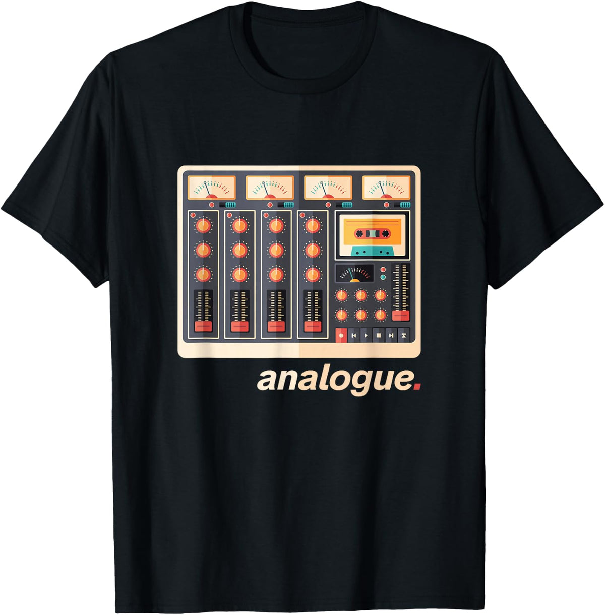 Techno Futuristic Beat Synthesizers Techno Music Genre T-Shirt