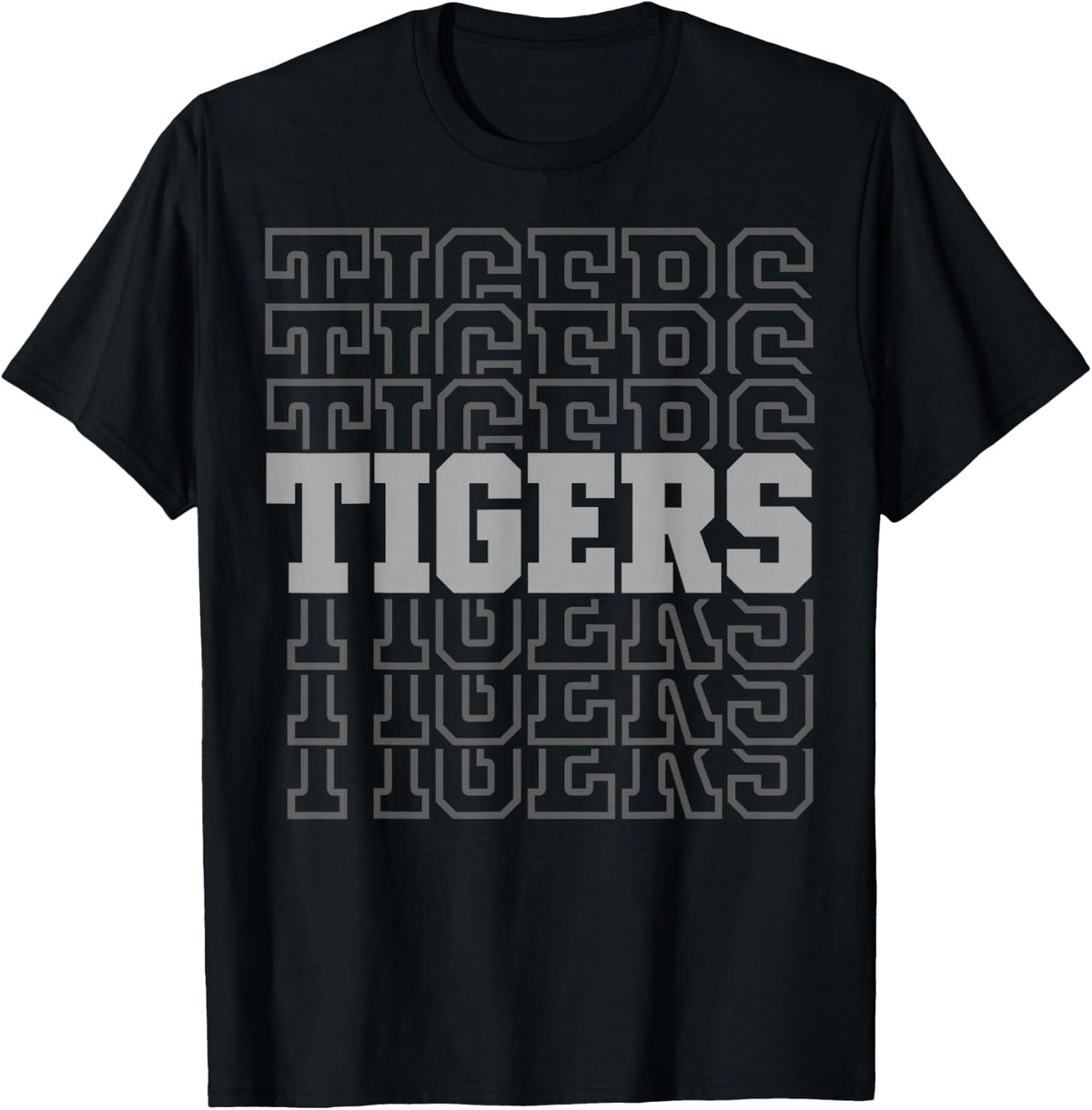 Tigers Personalized Sports Name Gifts T-Shirt
