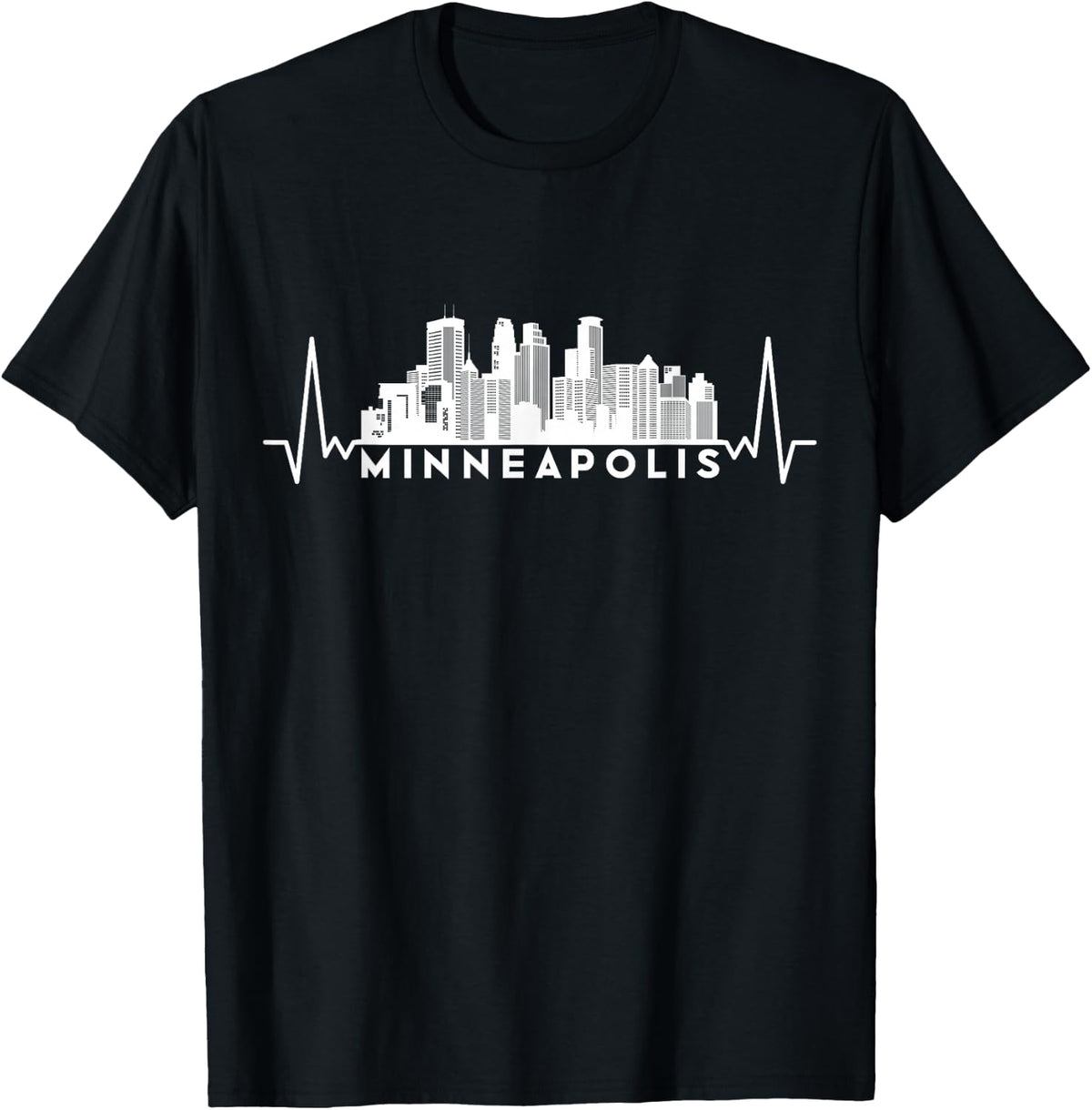 Heartbeat Skyline USA Minneapolis T-Shirt