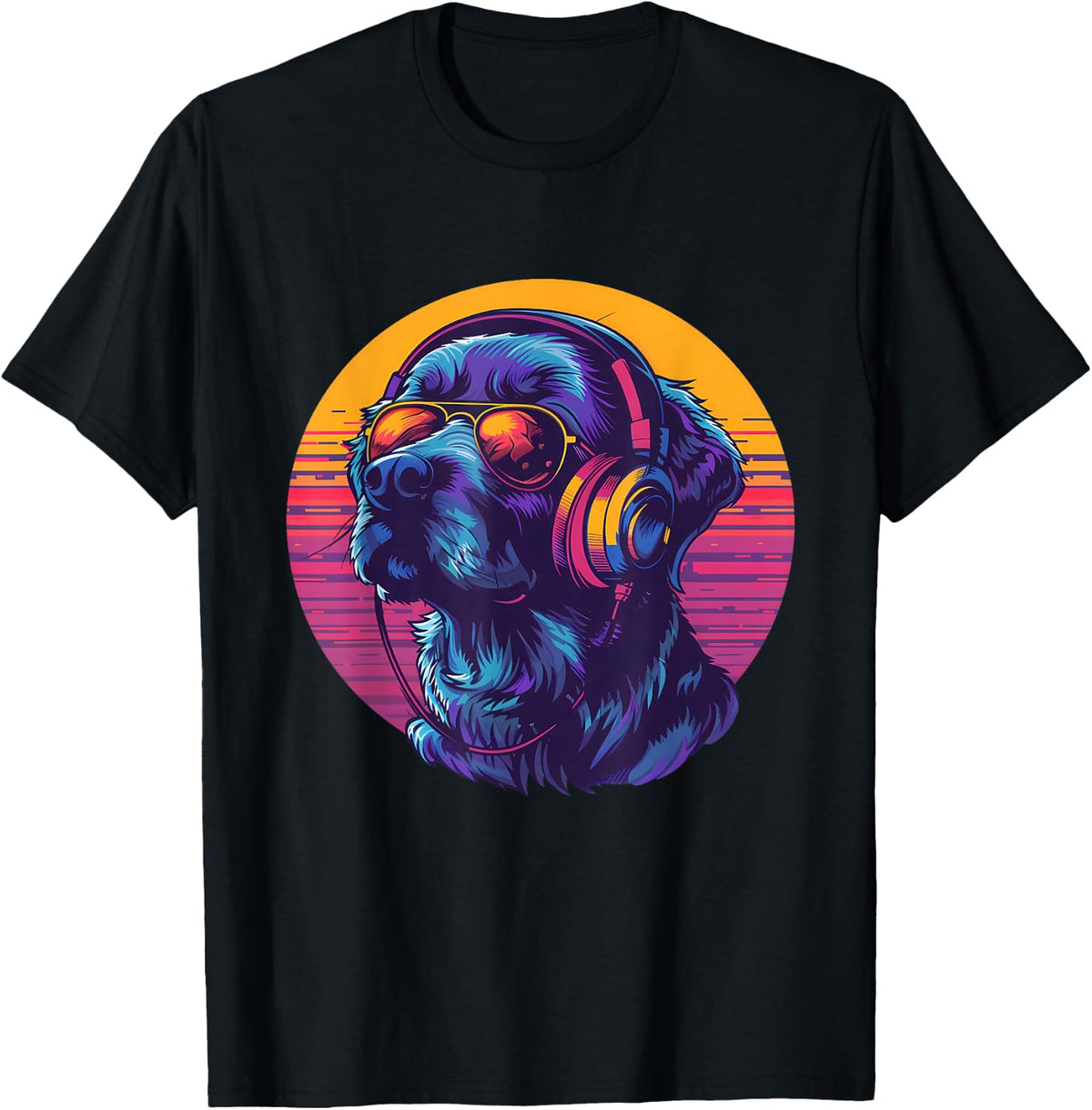 Dog DJ House Music Techno Music Headphones EDM Beatmaker T-Shirt