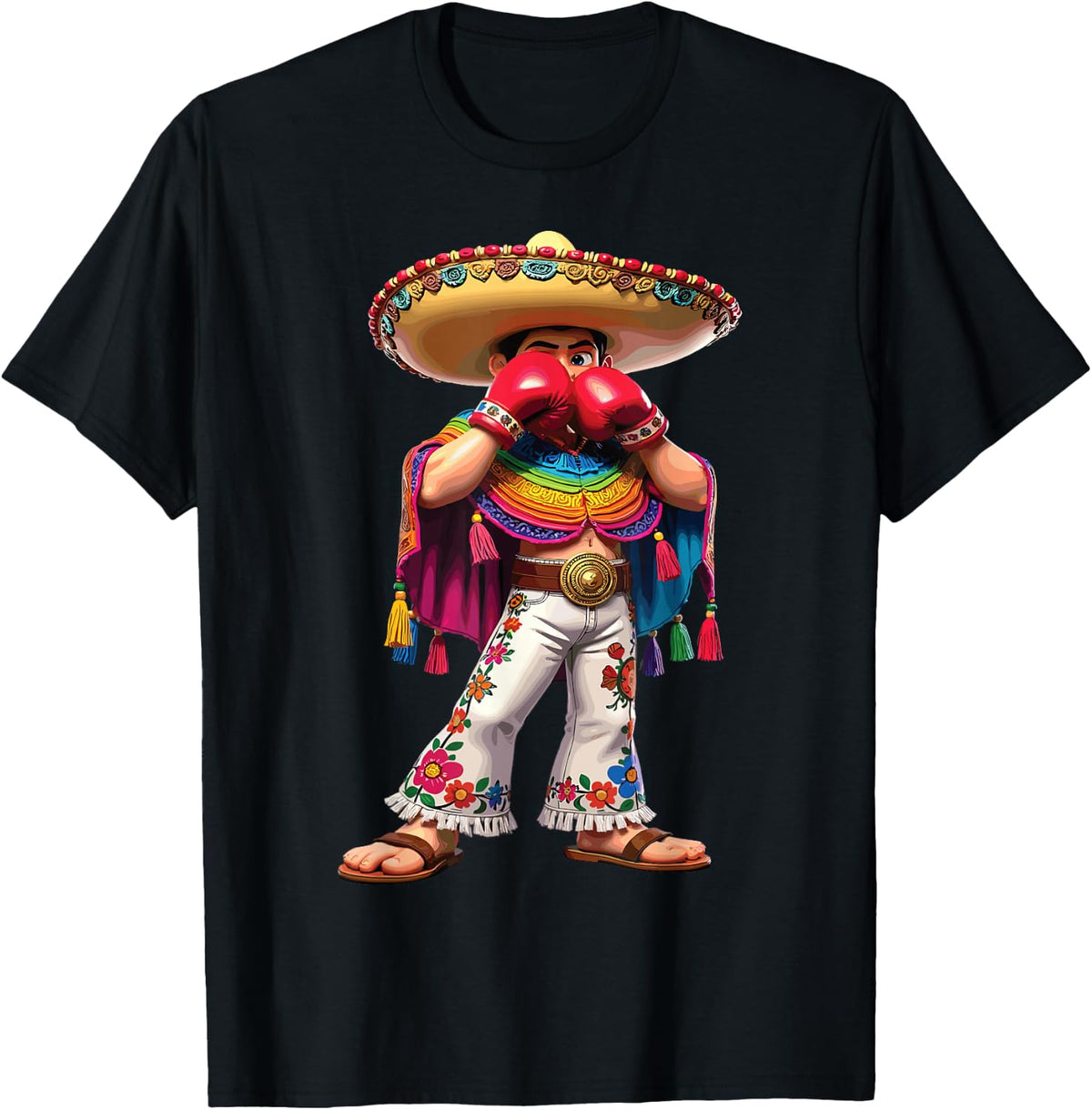 Mexican Boxing T Cultural Fighter T-Shirt