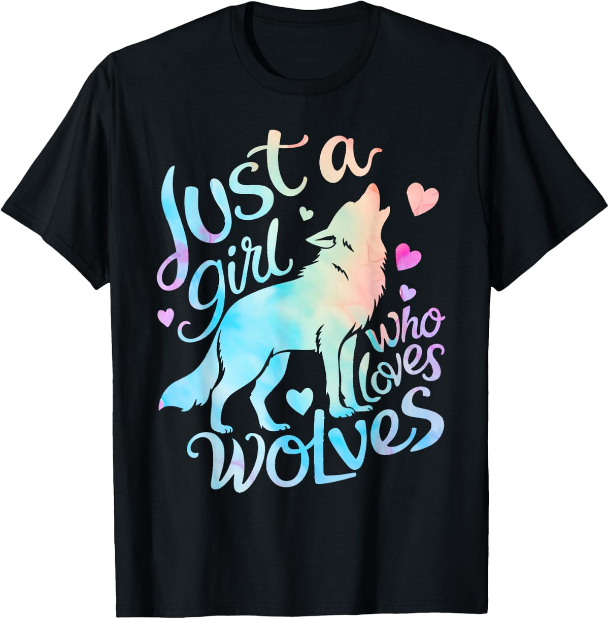 Wolf Lover Just a Girl Who Loves Wolves T-Shirt