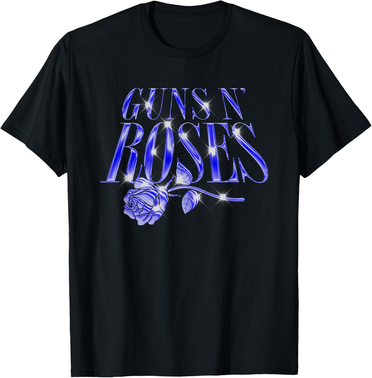 Official Guns N' Roses Chrome Logo T-Shirt