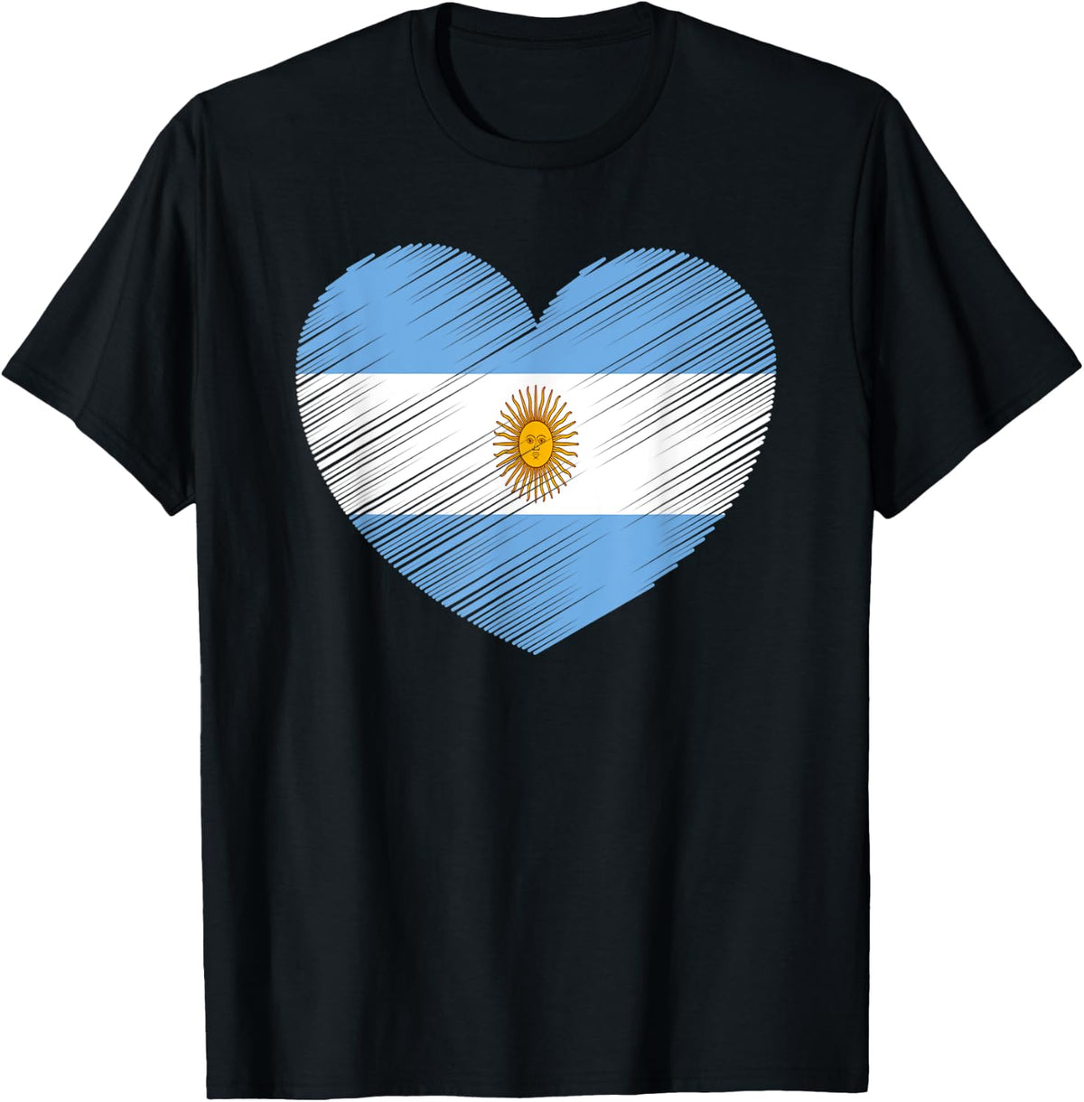 Vintage Argentina Argentine Flag Pride Support Argentine T-Shirt