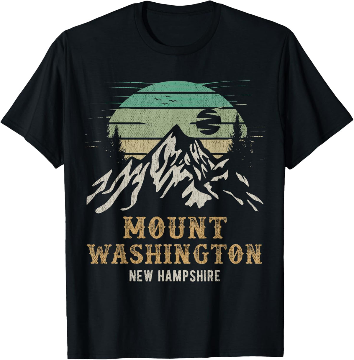 Retro Mount Washington NH Merchandise Hiking Mt Washington T-Shirt