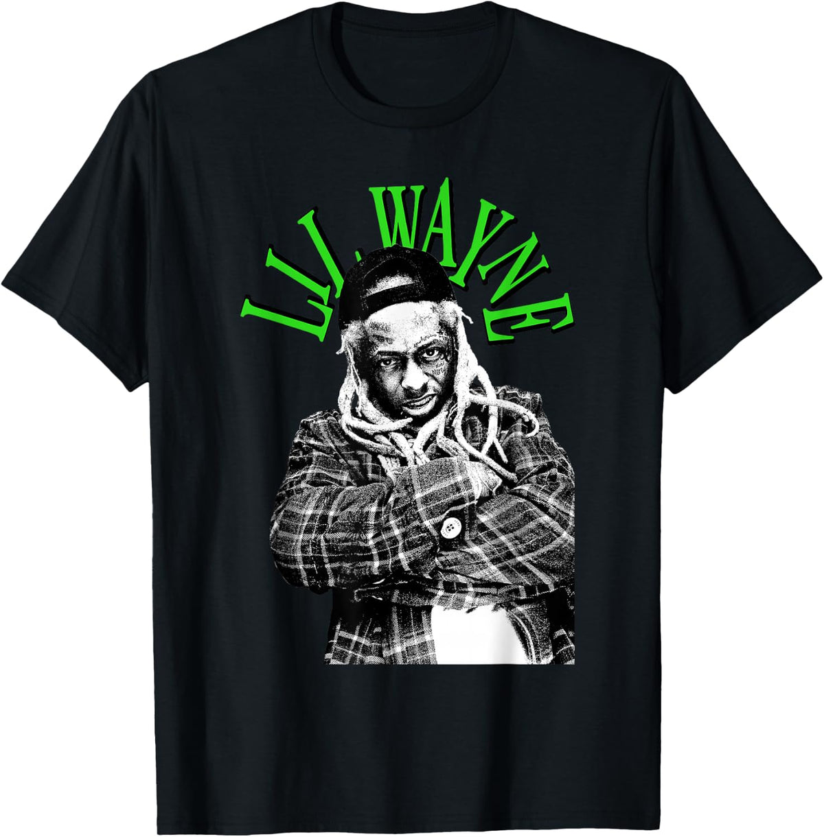 Lil Wayne Green Photo T-Shirt
