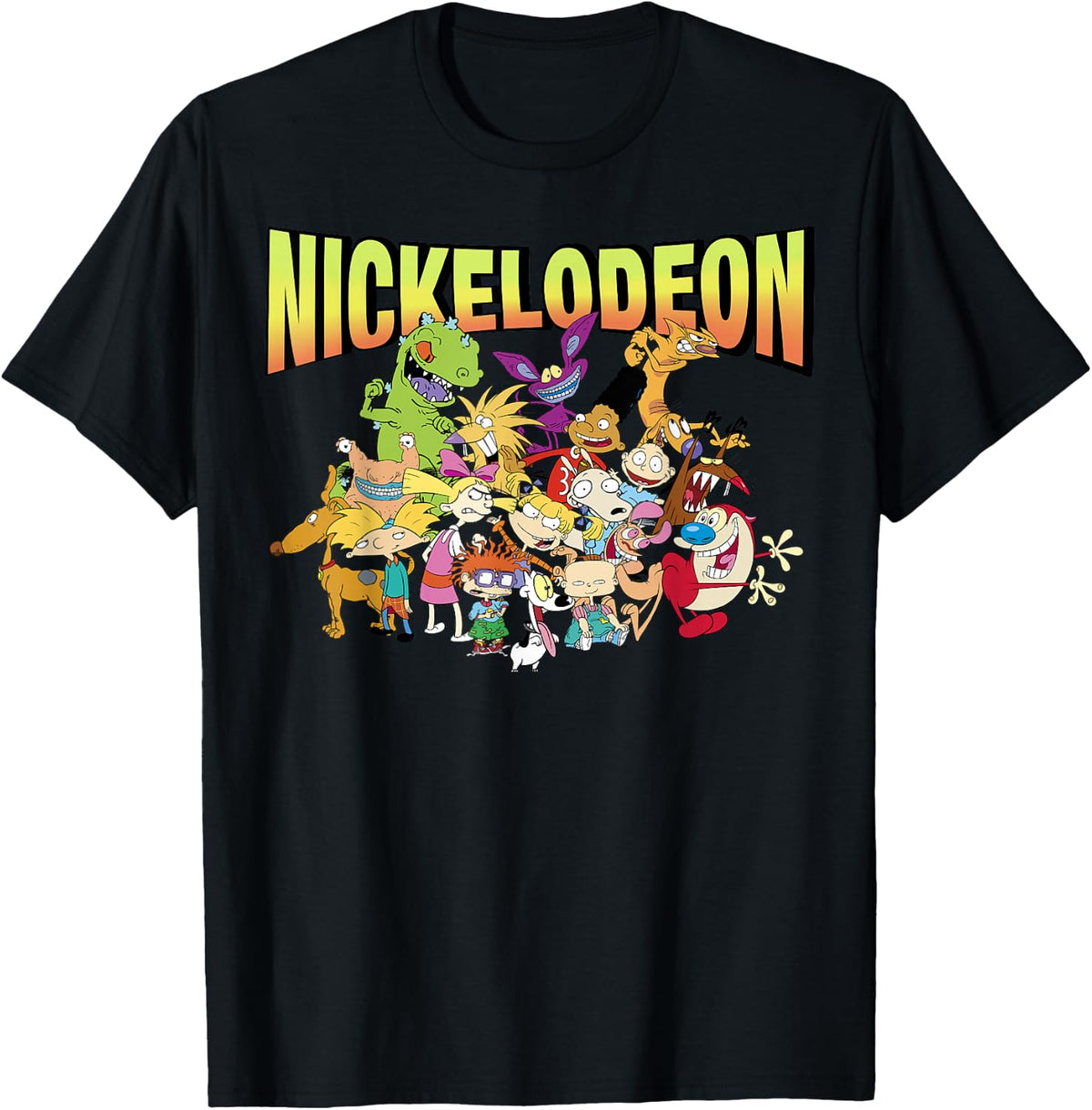 Nickelodeon Group Shot Character Portrait T-Shirt