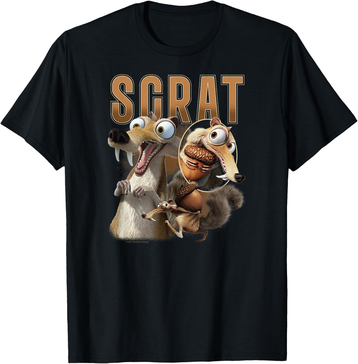 20th Century Studios - Ice Age - Scrat with an Acron T-Shirt
