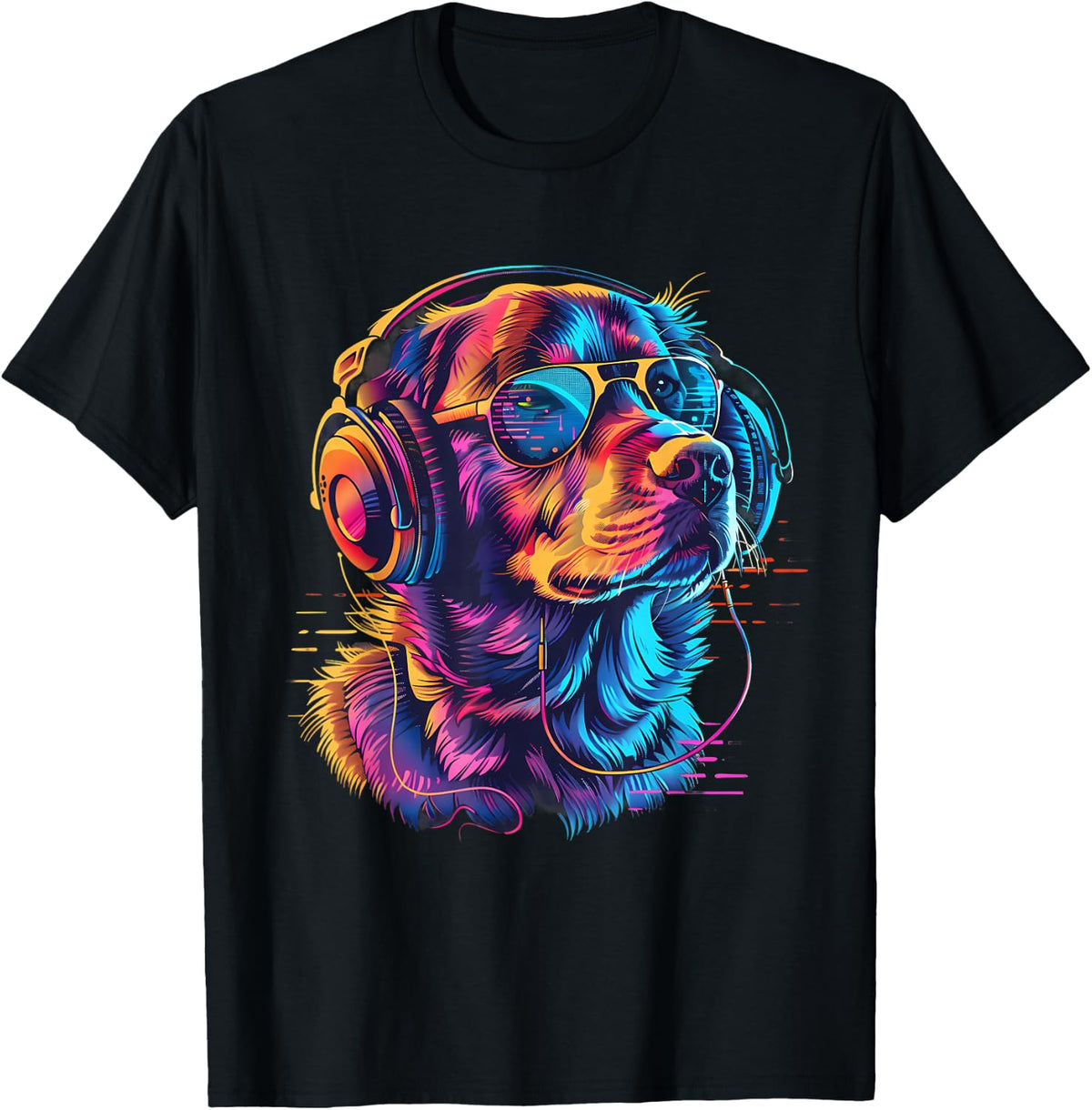 Dog DJ House Music Techno Music Headphones Beatmaker EDM T-Shirt