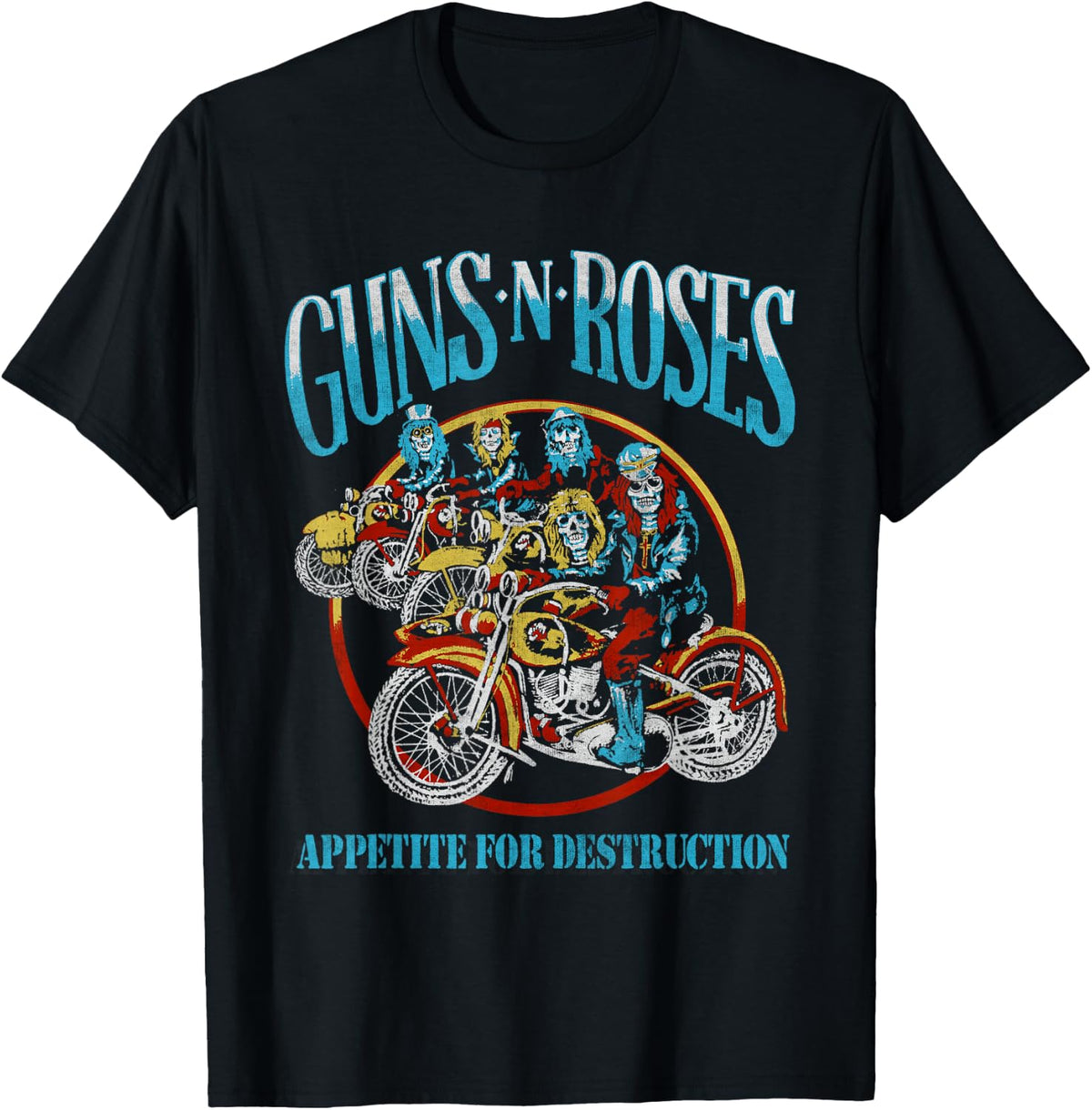 Official Guns N Roses Appetite for Destruction Tour T-Shirt