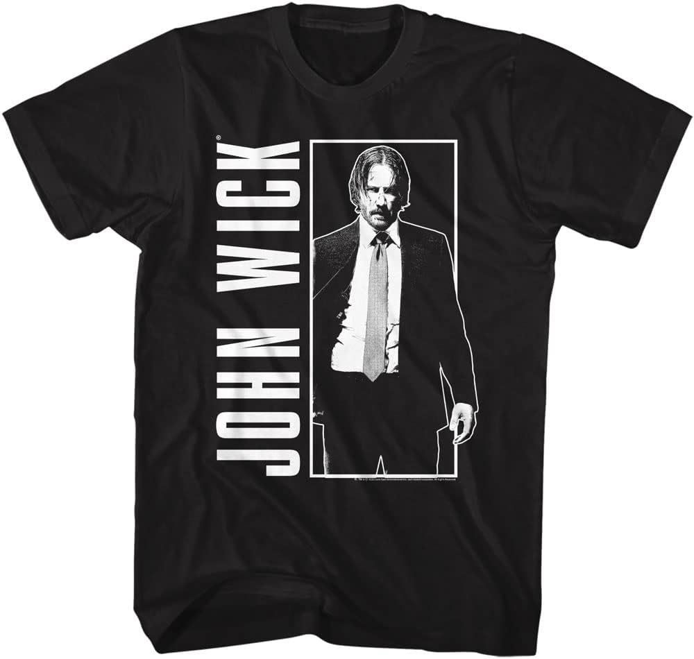 John Wick T Shirt John Wick Black Adult Short Sleeve T Shirts Action Movie Graphic Tees Men