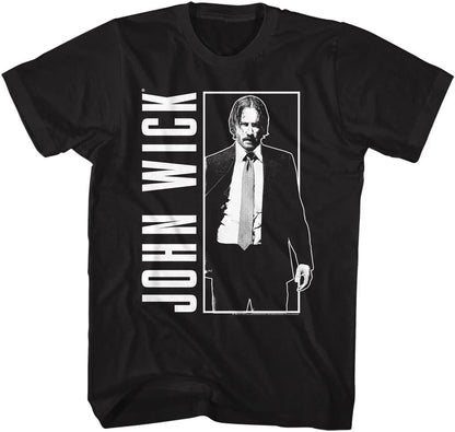 John Wick T Shirt John Wick Black Adult Short Sleeve T Shirts Action Movie Graphic Tees Men