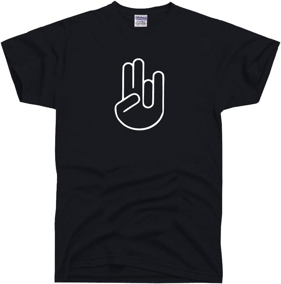 DIRTYRAGZ Men's The Shocker Print on Front & Back T Shirt