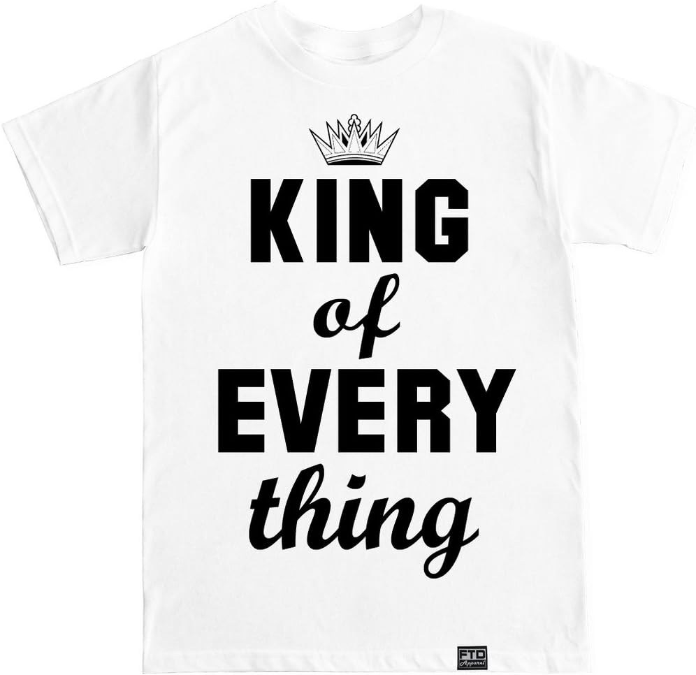 FTD Apparel Men's King of Everything T Shirt