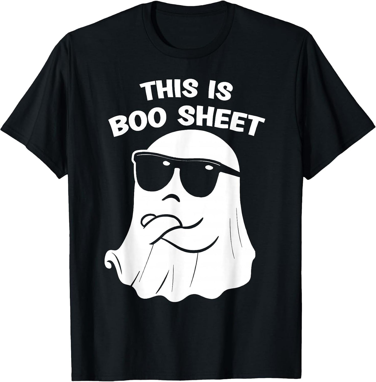 This is Boo Sheet Ghost Halloween Costume Funny Men Women T-Shirt
