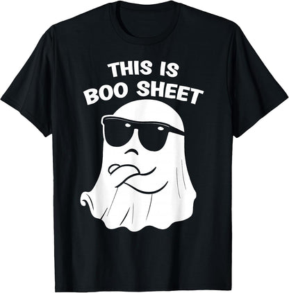 This is Boo Sheet Ghost Halloween Costume Funny Men Women T-Shirt