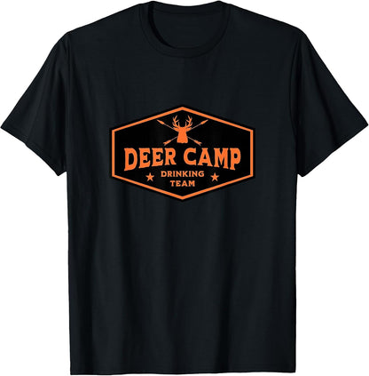 Deer Camp Drinking Team - Funny Hunting T-Shirt