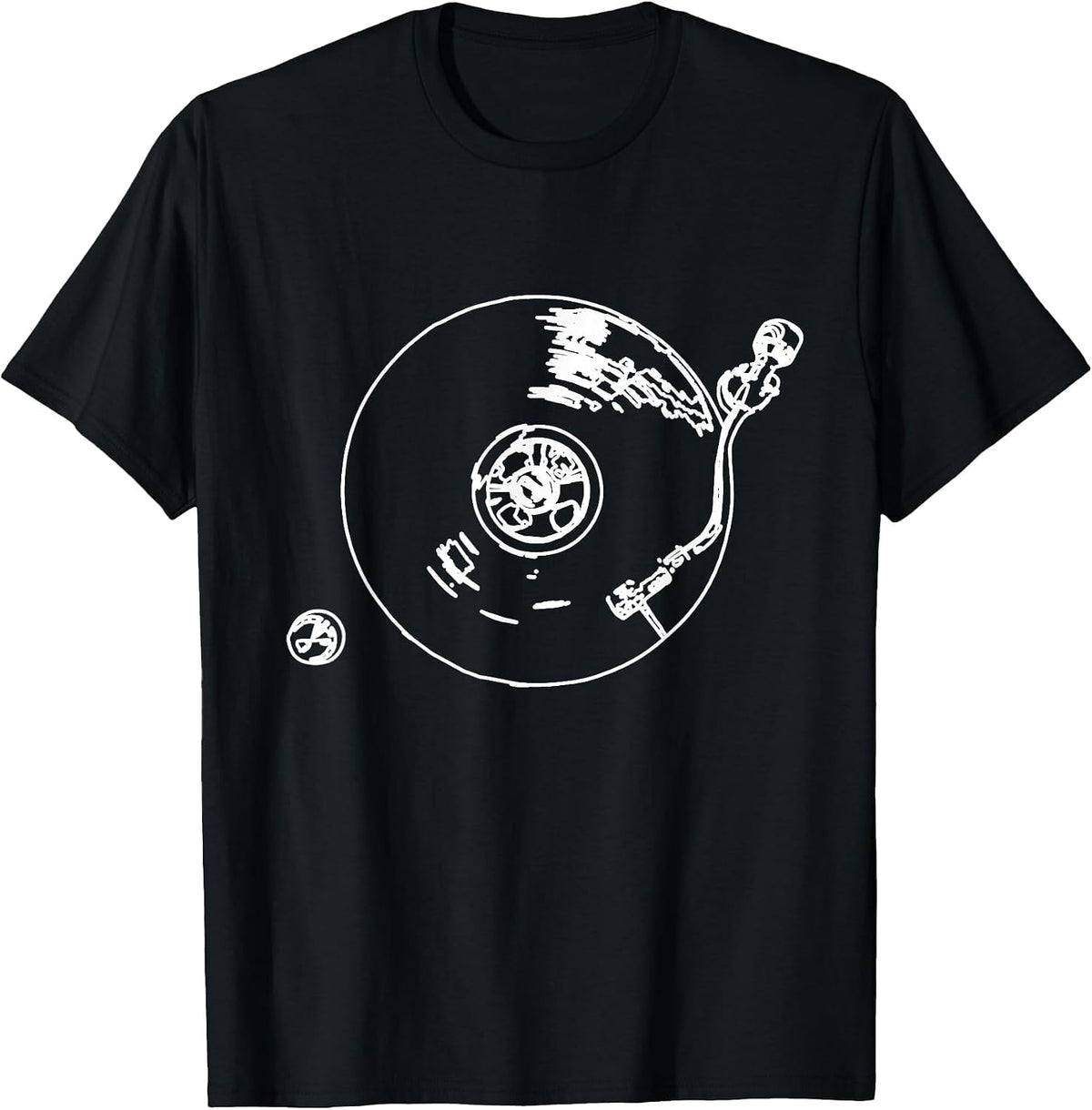 Vintage Vinyl Turntable DJ Disc Jockey Turntable T-Shirt