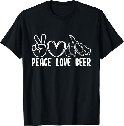 Peace Love Beer T-Shirt