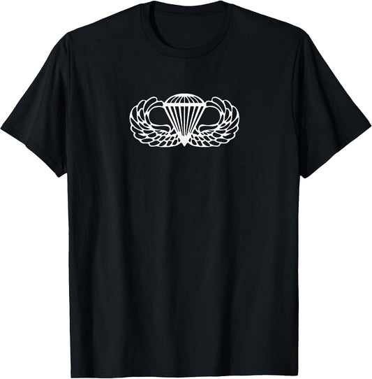 Army Parachute Wings Badge Airborne T-Shirt
