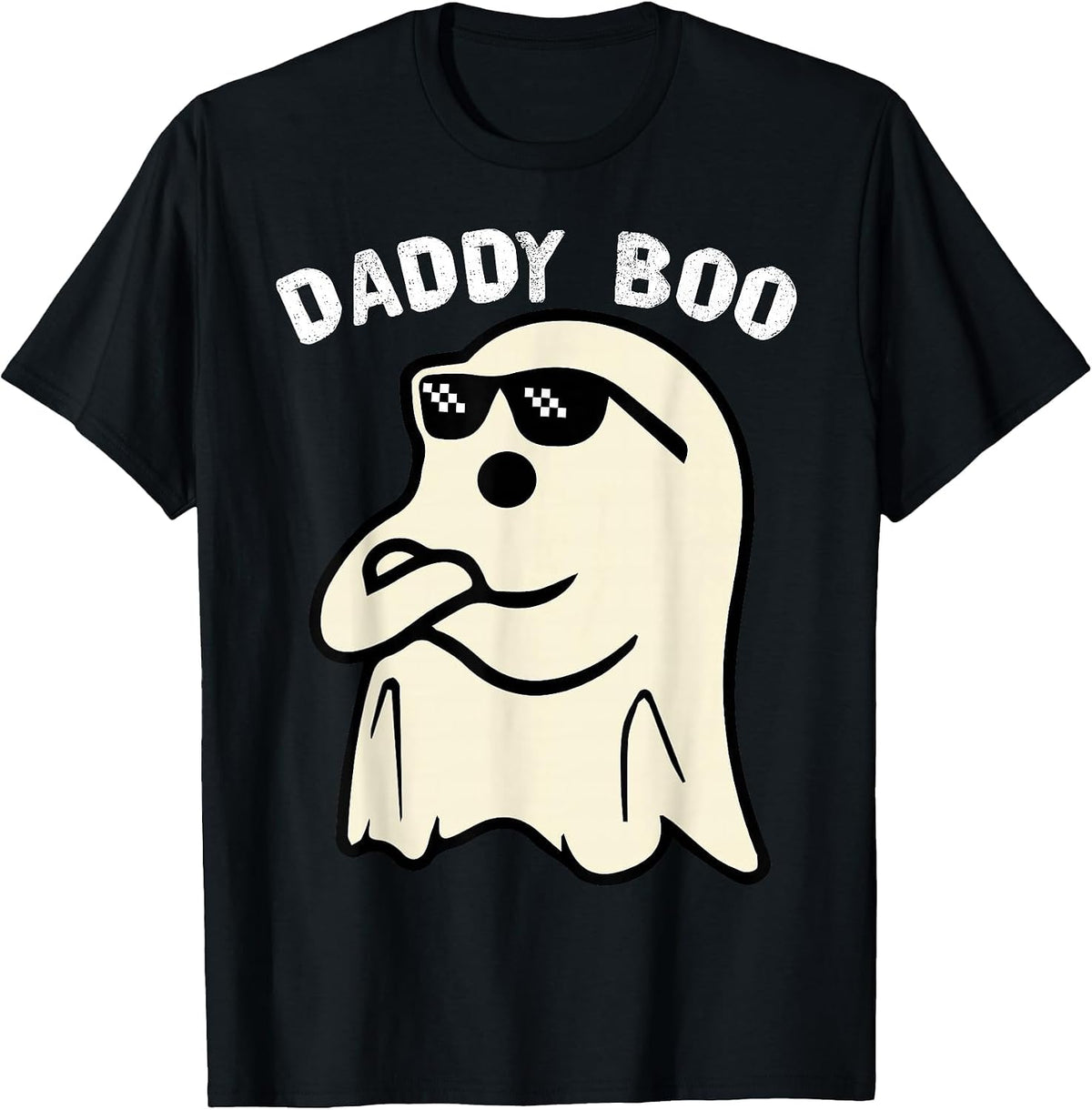 Daddy Boo Halloween Family Matching Costume Ghost Dad 2024 T-Shirt