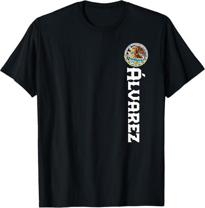 Alvarez Last Name, Mexican Shirt for Men, Women, and Kids T-Shirt