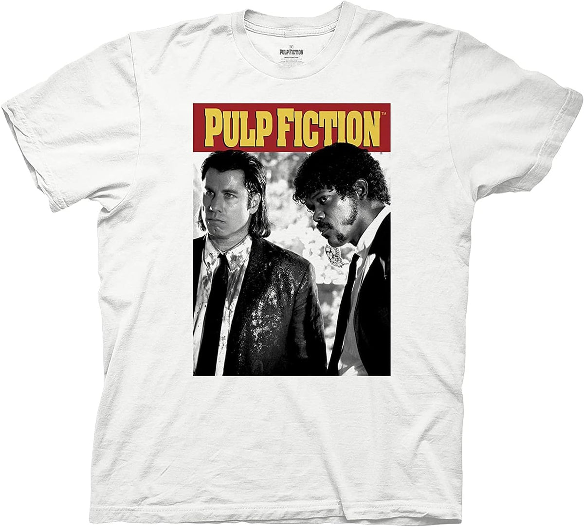 Mens Pulp Fiction Movie Shirt - Pulp Fiction Shirt - John Travolta and Samuel L. Jackson Graphic Shirt