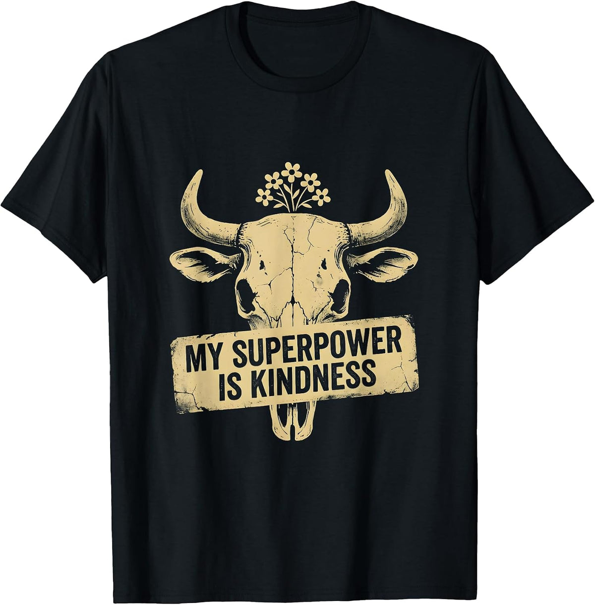 My Superpower Is Kindness Superhero Design T-Shirt