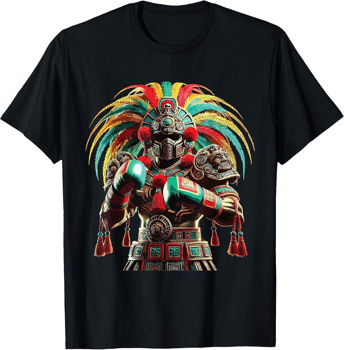 Mexican Boxing Pride Inka Sports Design T-Shirt