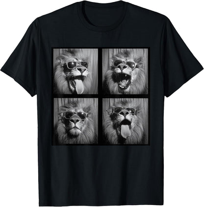 Funny Lion Sunglasses T-Shirt