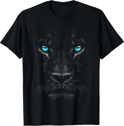 Lion Animal Graphic Blue Eyes Art Lion T-Shirt