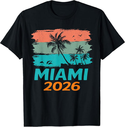 Miami 2026 Matching Family Beach Trip Shirts T-Shirt