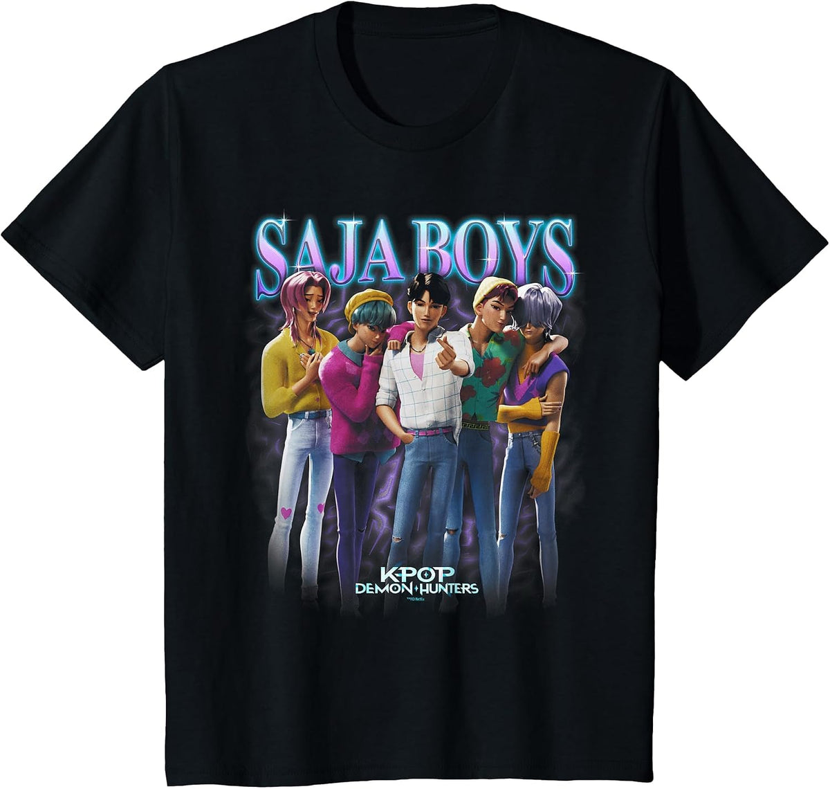 Kpop Demon Hunters Saja Boys Heartthrob Officially Licensed T-Shirt