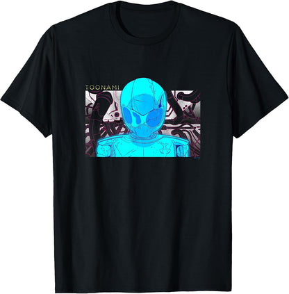 Toonami T.O.M. Blue Schematic Screen Grab T-Shirt