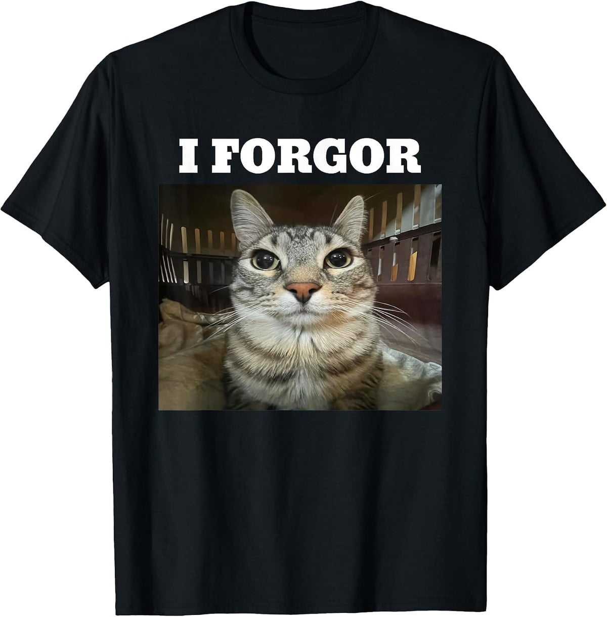 Cat Meme i forgor Cringe brainrot Meme T-Shirt