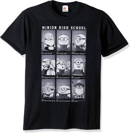 Despicable Me Men's Minion High School Yearbook Funny Graphic Tee