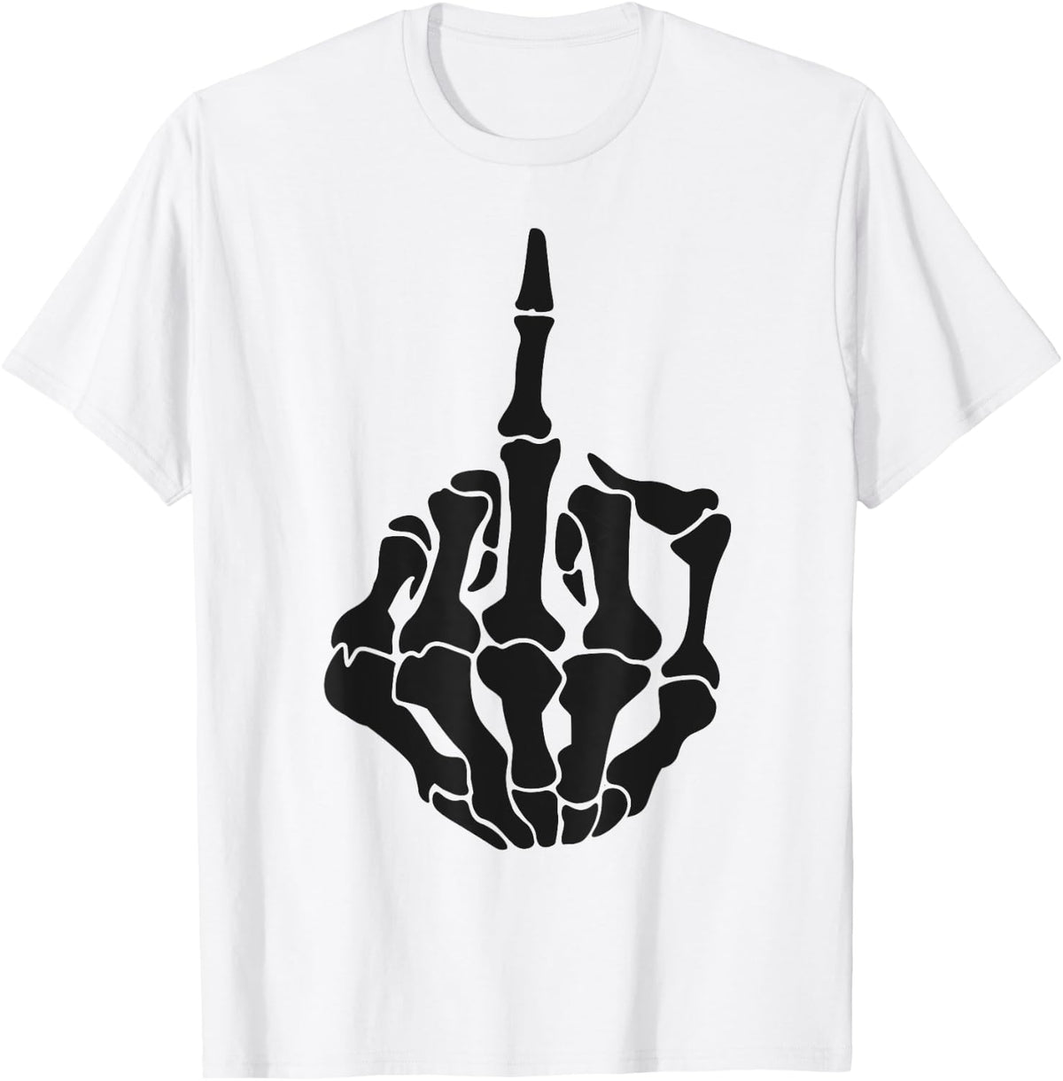 Funny Skeleton Hands Heart Sign Retro Costume Halloween Cute T-Shirt