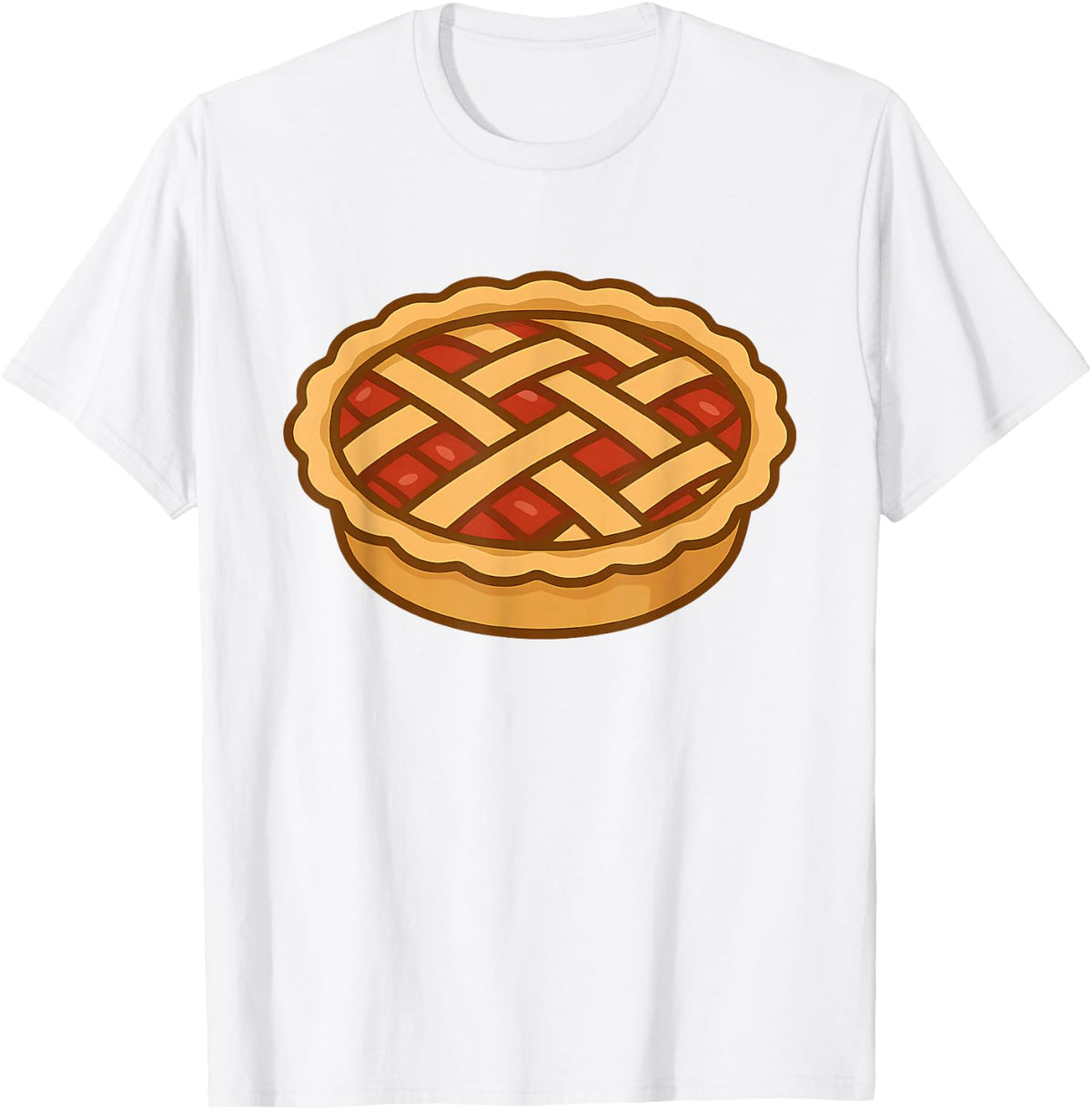 Strawberry Rhubarb Pie Funny Dessert Thanksgiving Costume T-Shirt